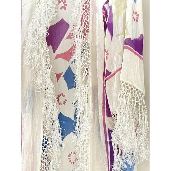 NWT FREE PEOPLE SUPER BLOOM BURNOUT VELVET KIMONO - Picture 5 of 6